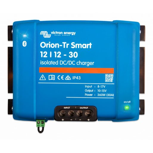 VICTRON Orion TR Smart DC-DC Lader 12>12V 30A (Galvanisk isolert)