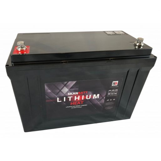 SKANBATT HEAT Lithium Batteri 24V 50AH 50BMS